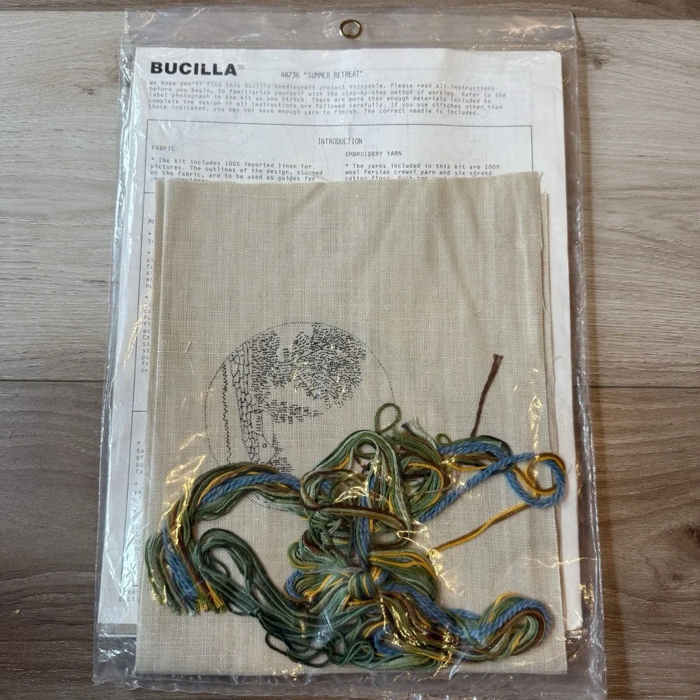 VTG Bucilla Needlecraft Crewel Kit #48736 